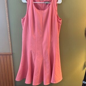 Chadwicks Coral Sleeveless Midi Dress
